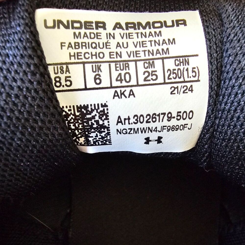 Under Armour Charged Assert 10 Womens 8.5 Purple Running Shoes Athletic - Picture 9 of 9